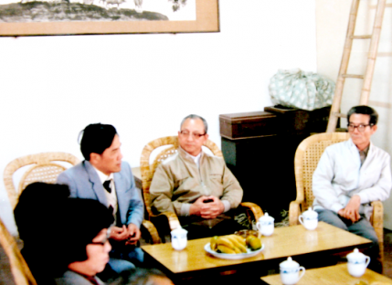 原卫生部副部长陈敏章来我院调研