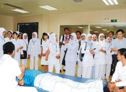 印度尼西亚默罕默德大学研究生访问团到我院交流学习